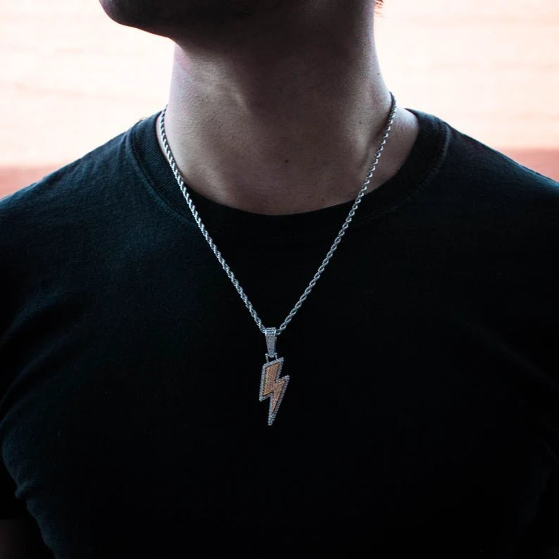 BOLT PENDANT - White Gold