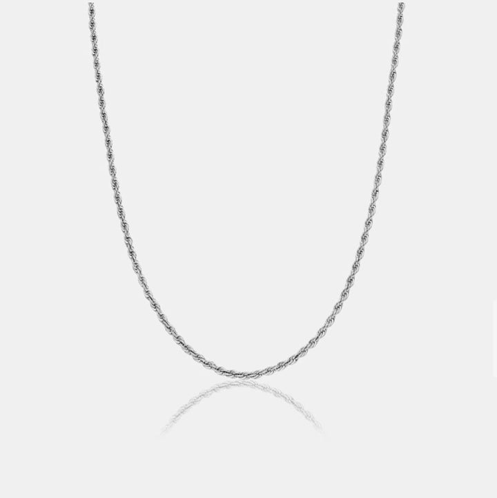 ROPE CHAIN 3MM - White Gold