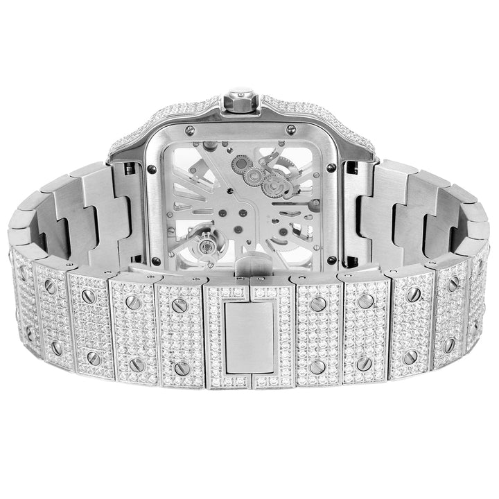 SKELETON ICED OUT WATCH