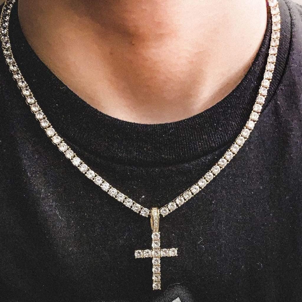 Verolux™ - FREE Iced Out Cross Pendant w/ 4mm Tennis Chain