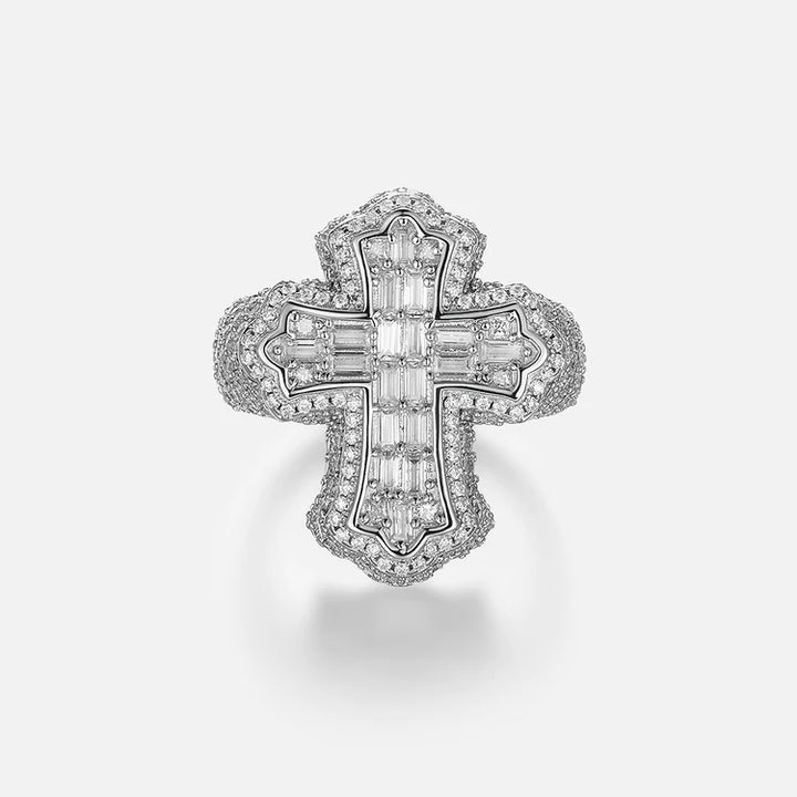 Verolux™ - FREE Iced Baguette Cross Ring