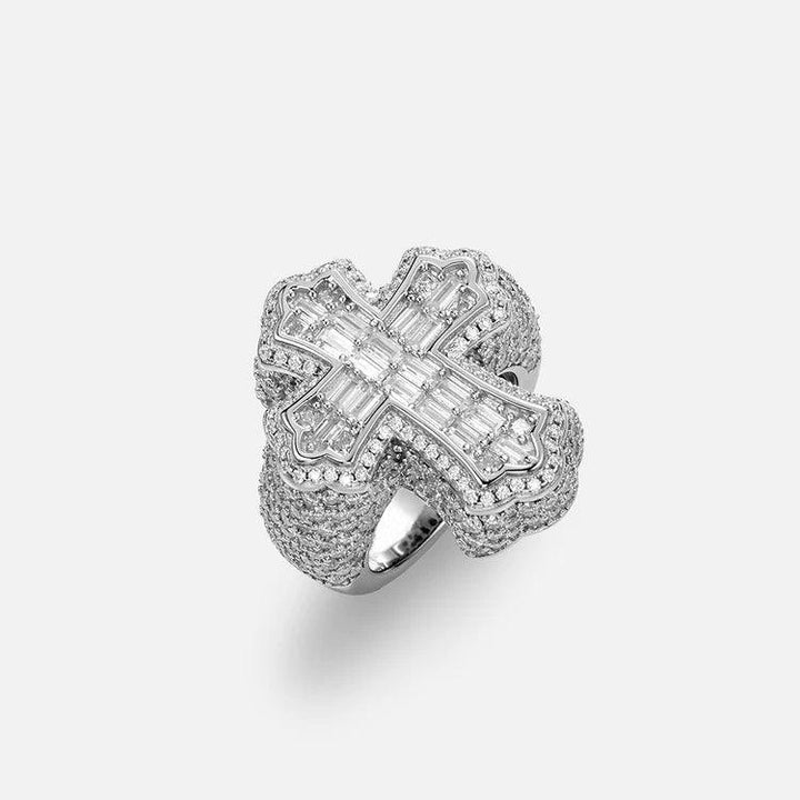 Verolux™ - FREE Iced Baguette Cross Ring