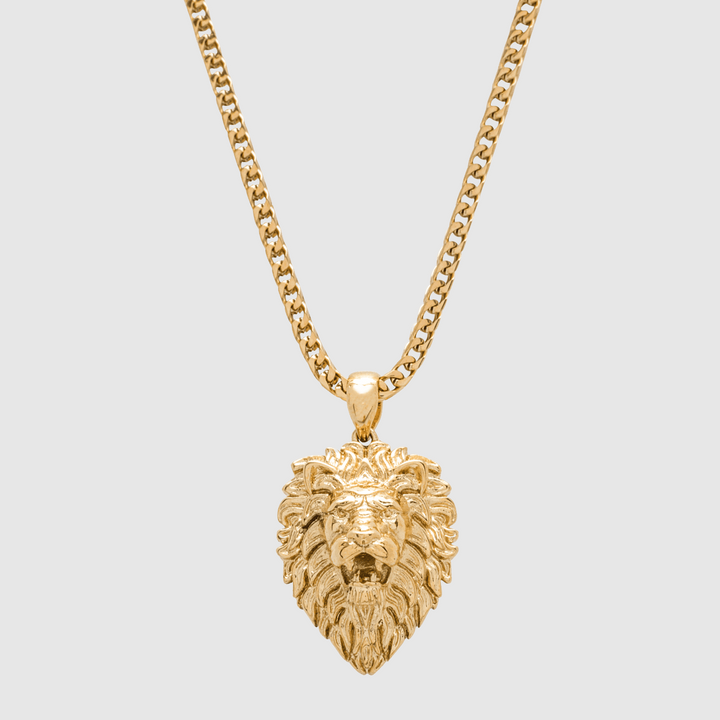 Lion Necklace - Gold