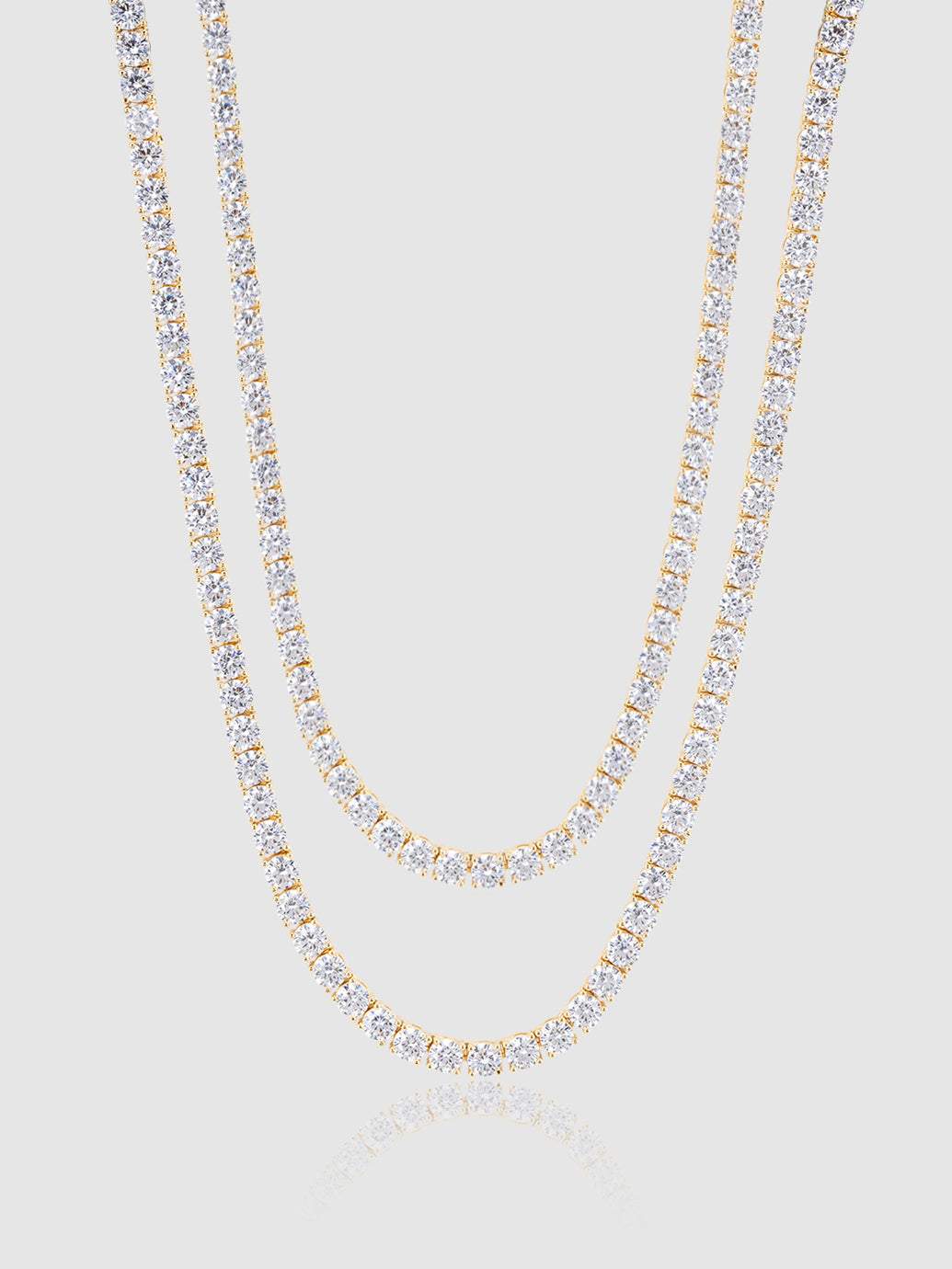 5mm Tennis Chain Bundle - Gold