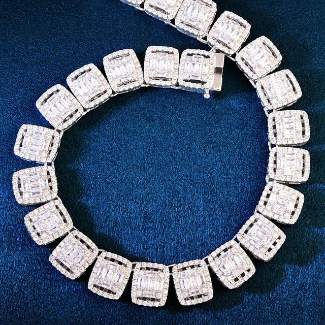 Verolux™ - FREE Baguette Clustered Tennis Bracelet