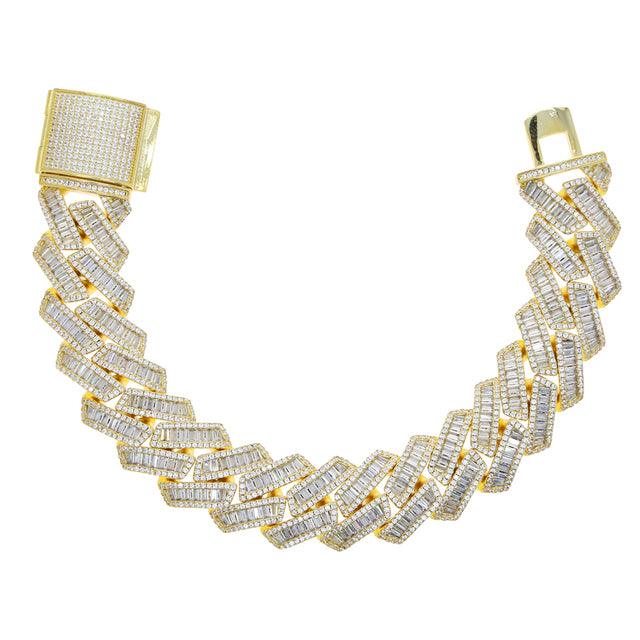 Verolux™ - FREE 17mm Prong Baguette Cuban Bracelet