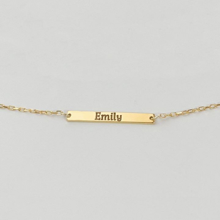 Bar necklace - Gold