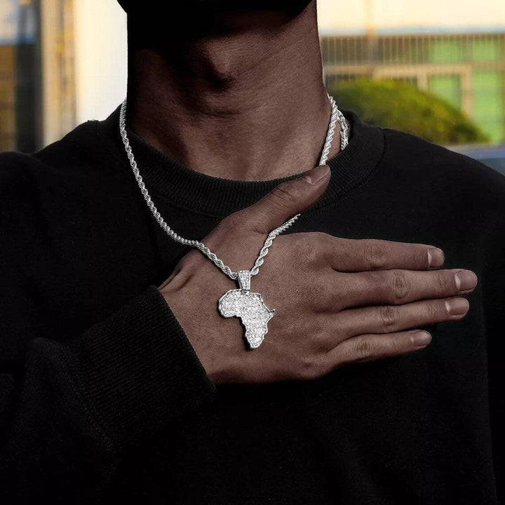 Verolux™ - FREE Iced Africa Map Pendant