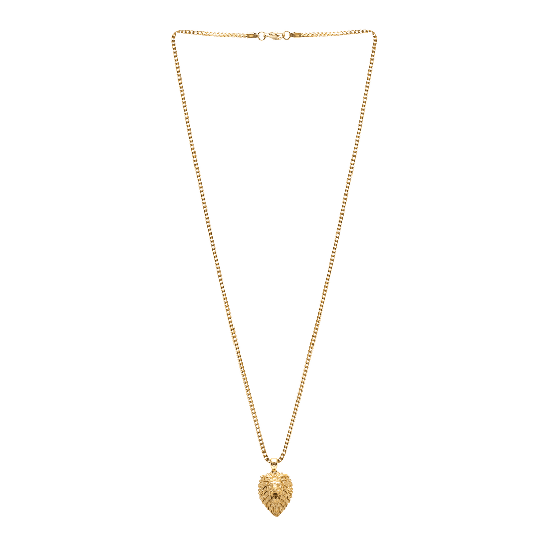 Lion Necklace - Gold
