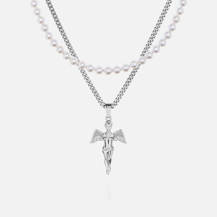 Pearl Angel Set - White Gold