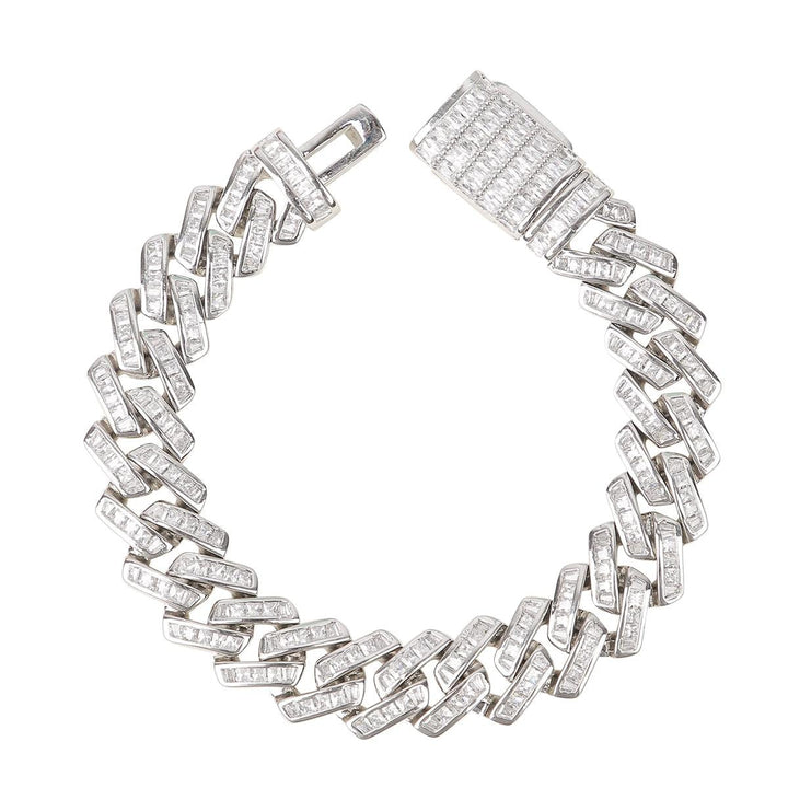 Verolux™ - FREE 11mm Baguette Prong Cuban Bracelet