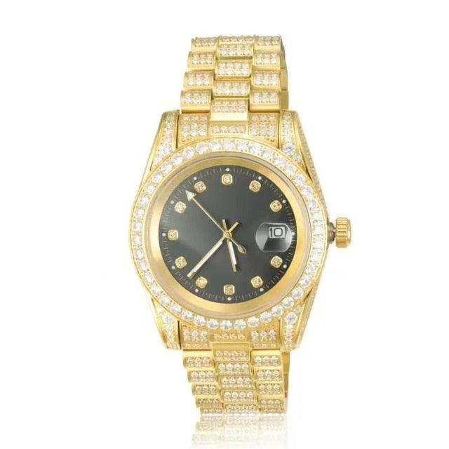 Verolux™ - FREE Iced Out Presidential Watch in Yellow Gold