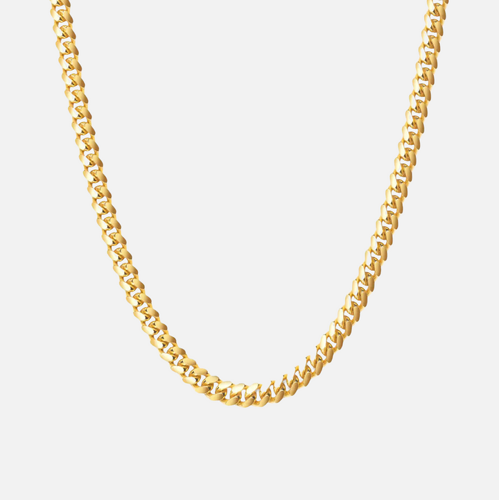 5mm Cuban Chain - Gold